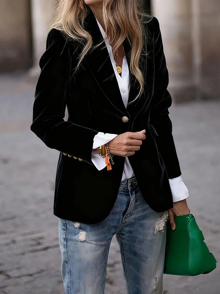 Camisa terciopelo Elegancy 2026