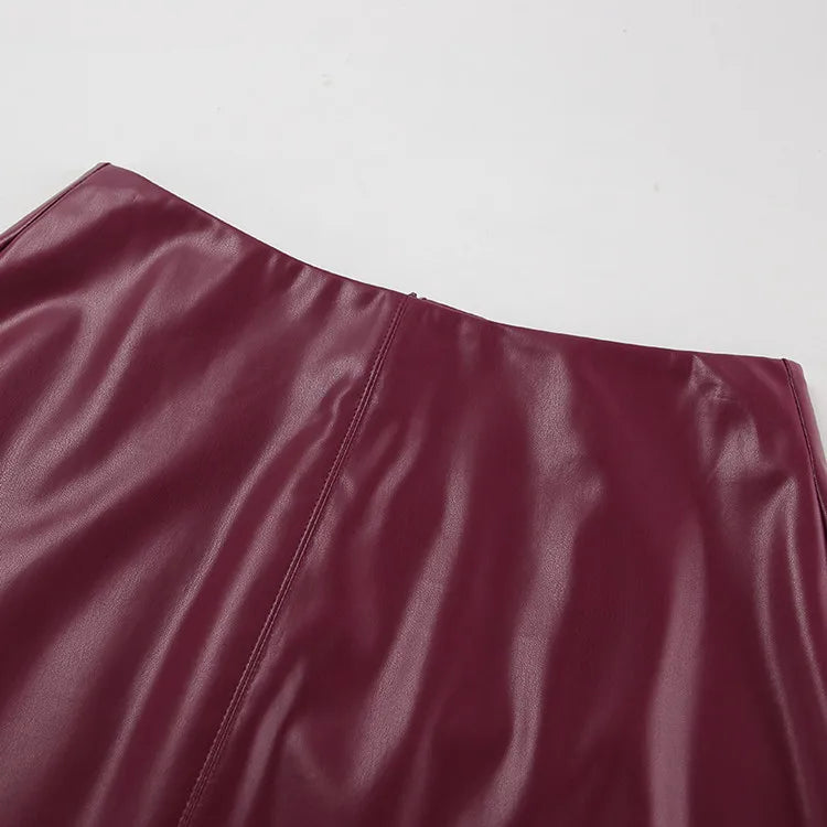 Falda Skirt, High Waist, A-line Zipper, Female Short Skirts